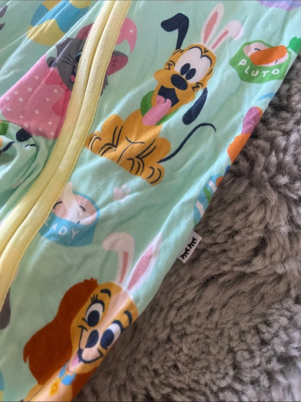 Little Sleepies Disney PETS Easter Baby One-Piece Pajamas NEWBORN